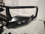 2015-2019 Toyota Hilux Revo Bullbar with Red Bash Plate